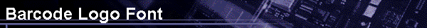  Barcode Logo Font 